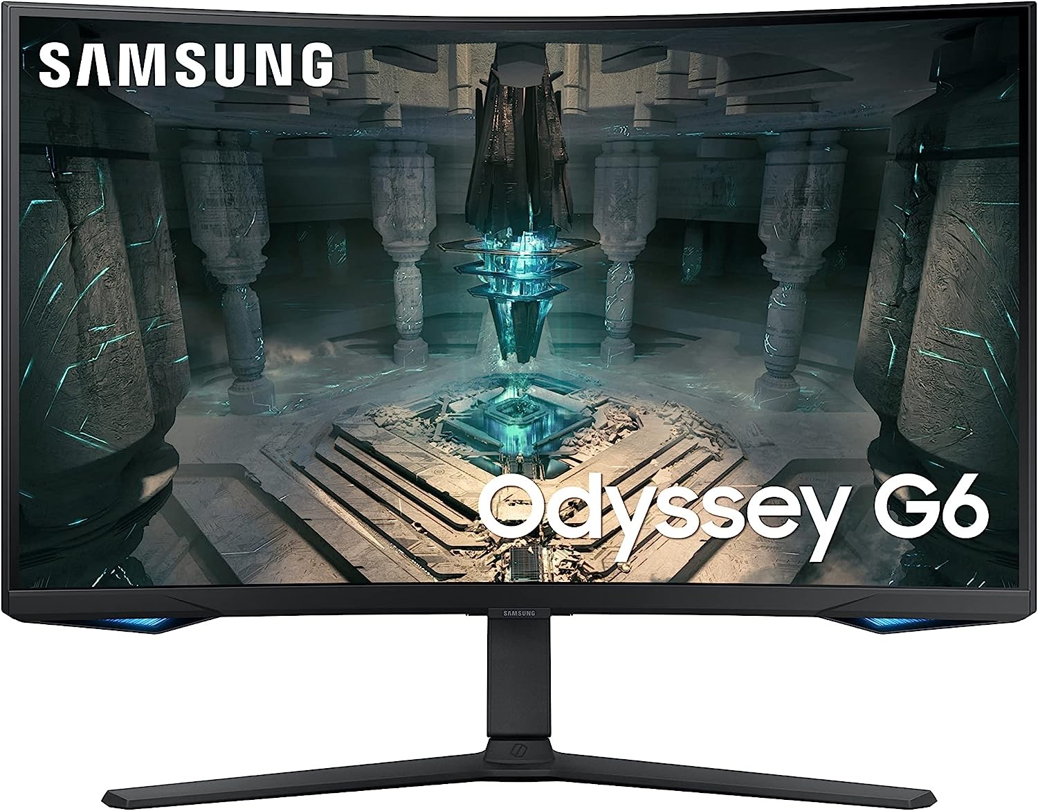 SAMSUNG 32" Odyssey G65B QHD 240Hz 1ms (GTG) HDR 600 Gaming Hub 1000R Curved Gaming Monitor,Black